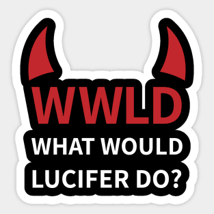 Lucifer Morningstar | Lucifan | WWLD Sticker